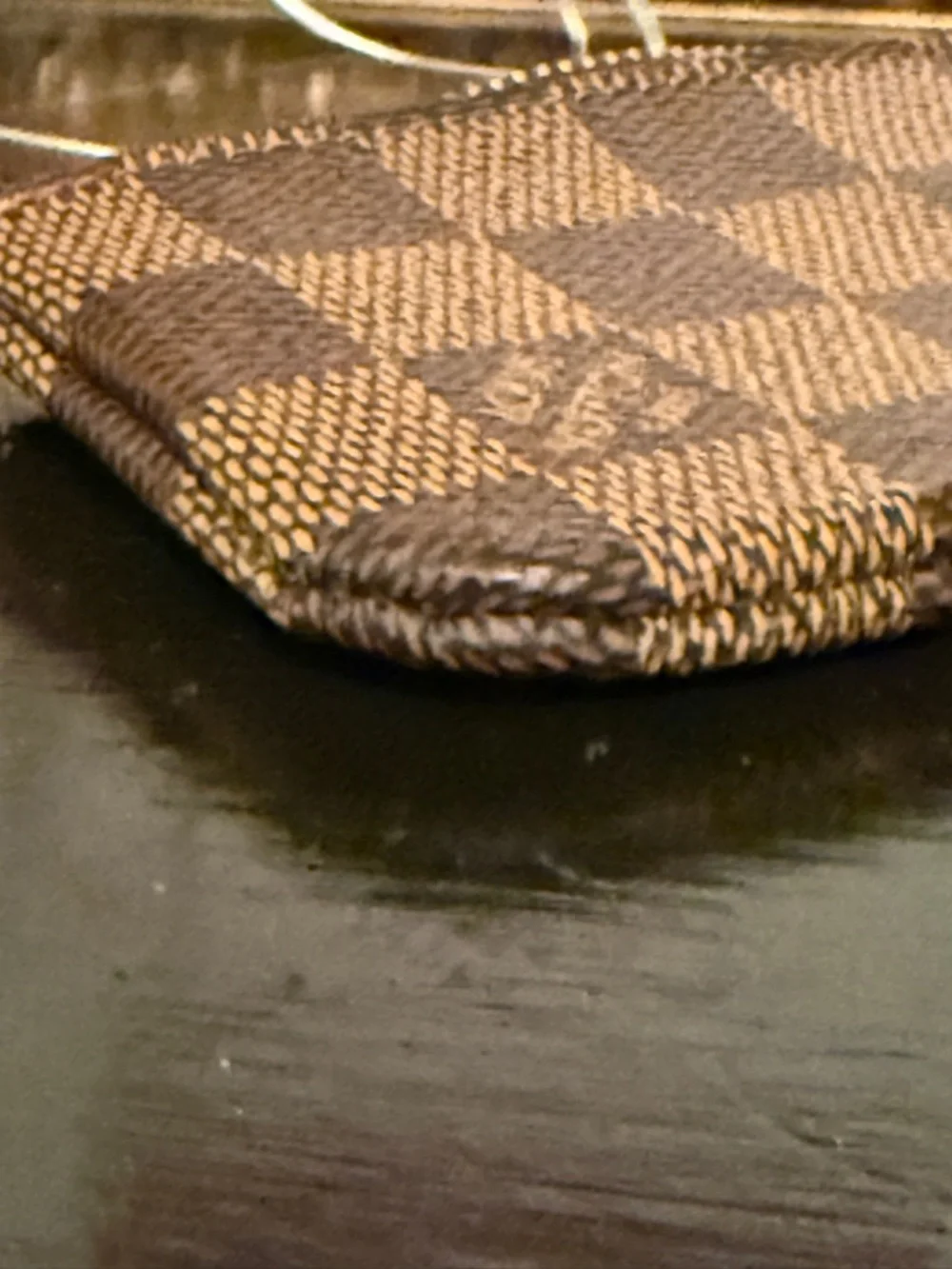 AUTH Louis Vuitton Damier Ebene Key Pouch - Picture 8 of 10